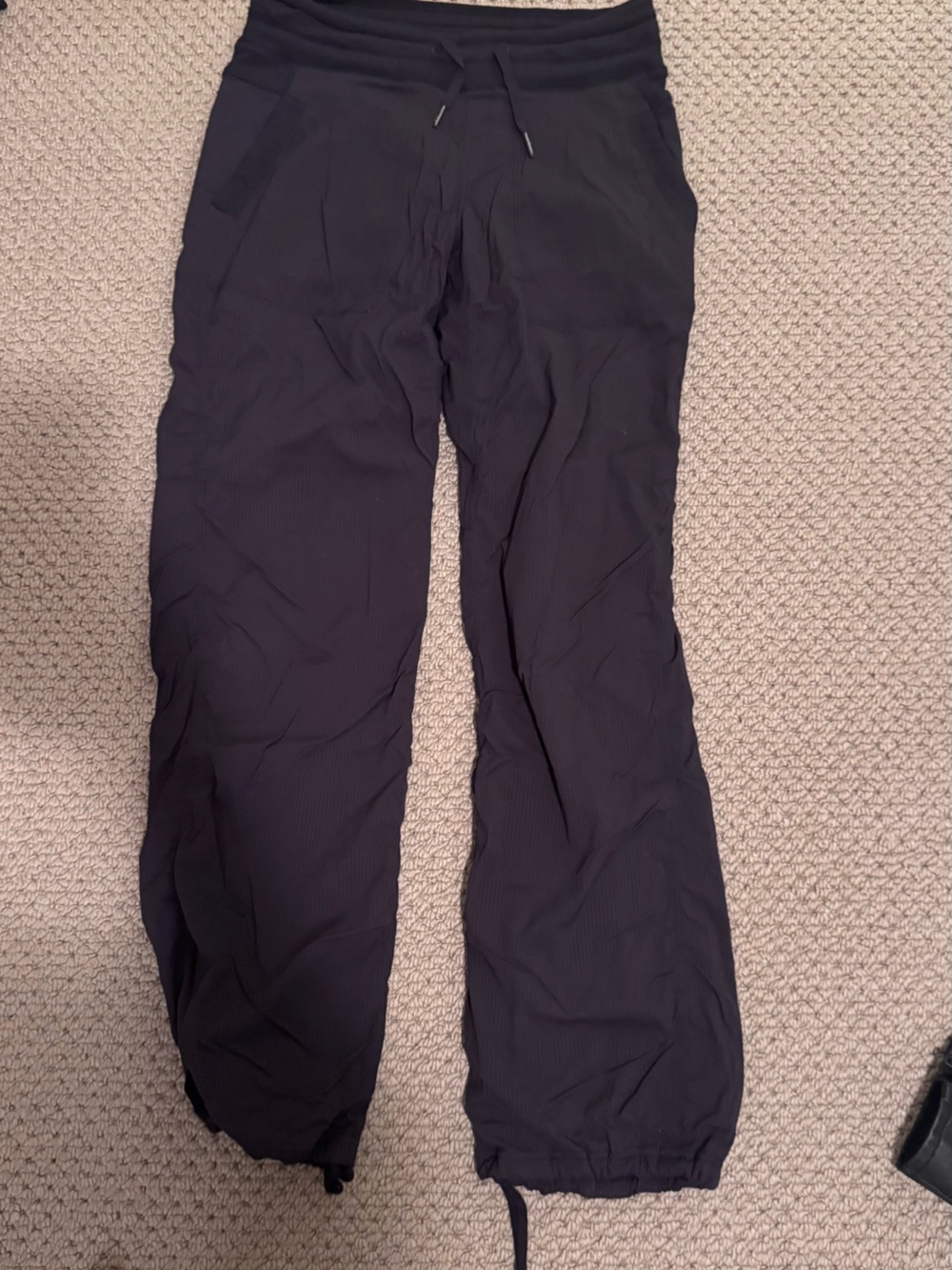 lululemon dance studio lined black pants